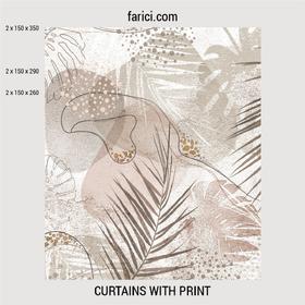 Curtains «Tropic fantasy»