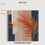 Curtains Orange Palm Leaves photo