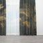 Curtains Golden Palms Leaves photo