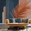 WallMural Orange Palm Leaves photo
