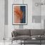 Art print Orange Palm Leaves photo