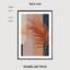 Art print Orange Palm Leaves photo