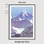 Art print «Blue Watercolor Mountains» photo