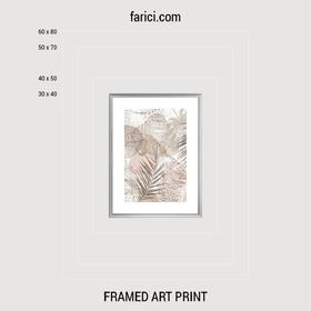 Framed art print «Tropic fantasy»