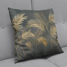 Pillow Golden Palms Leaves