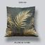 Pillow Golden Palms Leaves photo
