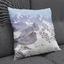 Pillow Blue Watercolor Mountains photo