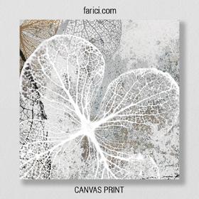 Canvas print Abstract Background with Transparent Leaf