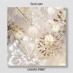 Canvas print Abstract Composition of Dandelions