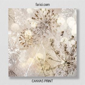 Canvas print Abstract Composition of Dandelions