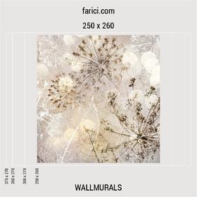 WallMural Abstract Composition of Dandelions