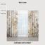 Curtains Abstract Composition of Dandelions photo