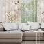 Curtains Abstract Composition of Dandelions photo