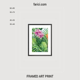 Framed art print Bright Tropic