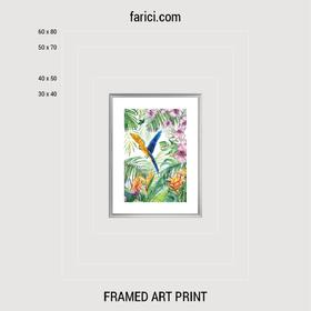 Framed art print Bright Tropic