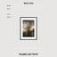Art print «Dark Abstract Background with Transparent Leaf» photo