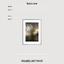 Art print «Dark Abstract Background with Transparent Leaf» photo