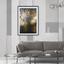 Art print «Dark Abstract Background with Transparent Leaf» photo