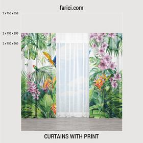 Curtains Bright Tropic