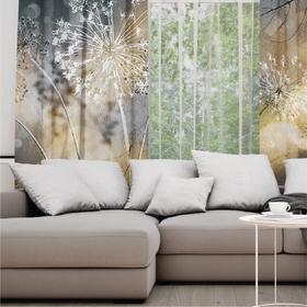 Curtains Dark Abstract Background with Transparent Leaf