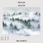 WallMural Foggy Forest photo