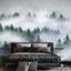 WallMural Foggy Forest photo