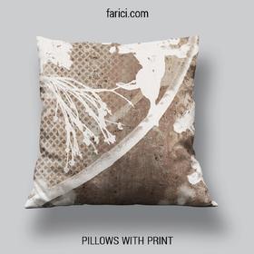 Pillow Spring Tree Brown