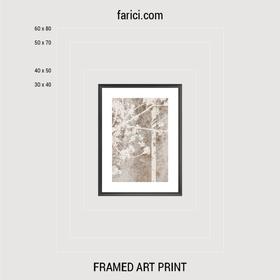 Framed art print Spring Tree Brown