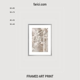 Framed art print Spring Tree Brown