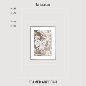 Framed art print Spring Tree Brown