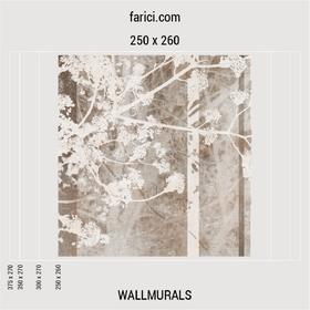 WallMural Spring Tree Brown