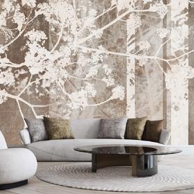 WallMural Spring Tree Brown