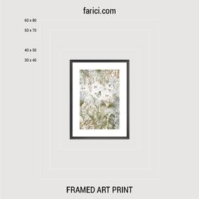 Framed print «Banana tropic»
