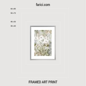 Framed print «Banana tropic»