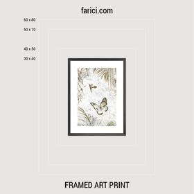 Framed print «Banana tropic»