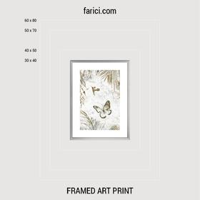 Framed print «Banana tropic»