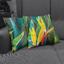 Pillow Tropical Flowers Strelitzia Dark photo