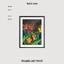 Art print «Tropical flowers strelitzia dark» photo