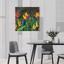 Canvas print Tropical Flowers Strelitzia Dark photo